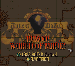 Ancient Magic Title Screen